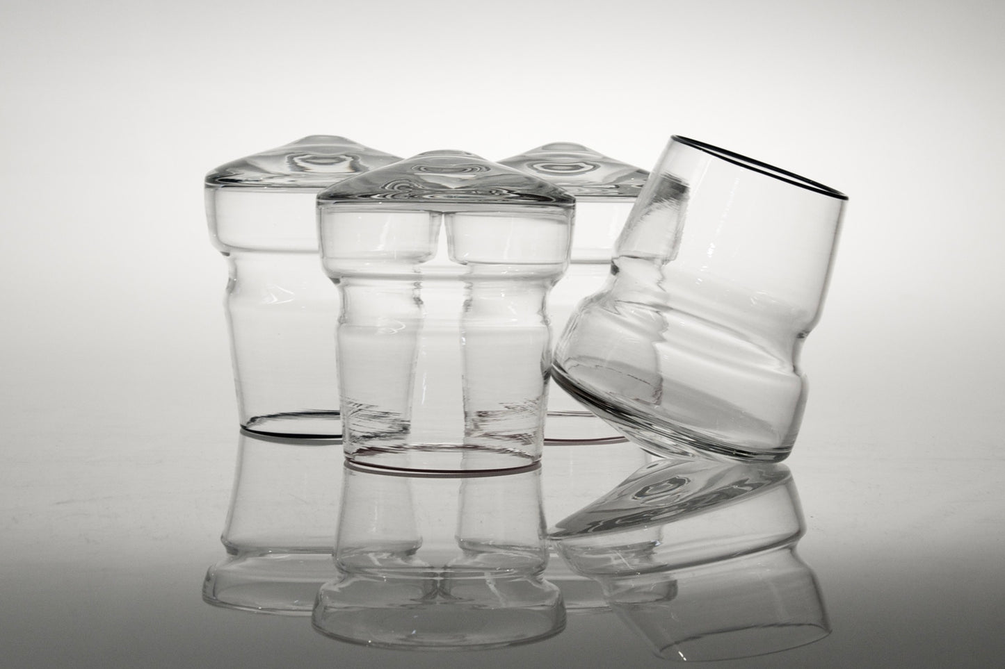Stemless Rolling Wine Glasses