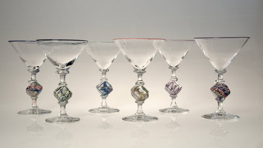 Squarble Martini Goblets